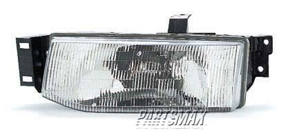 1150 | 1991-1996 FORD ESCORT LT Headlamp assy composite all | FO2502116|F1CZ13008B
