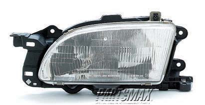 2502 | 1994-1996 FORD ASPIRE LT Headlamp assy composite base model | FO2502133|F4BZ13008B