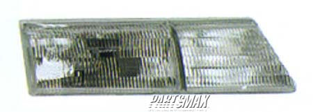 2502 | 1991-1995 MERCURY COUGAR LT Headlamp assy composite all | FO2502164|F1WY13008B