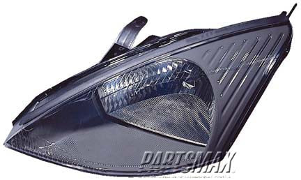 2502 | 2003-2004 FORD FOCUS LT Headlamp assy composite except SVT; halogen | FO2502199|3S4Z13008AD
