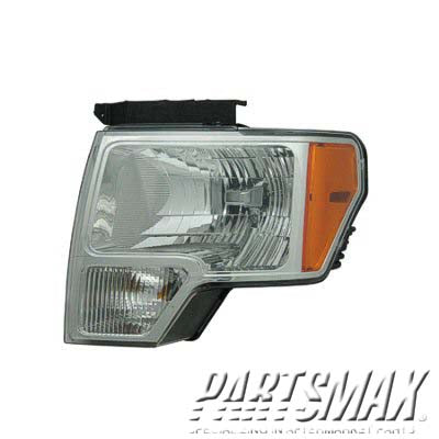 2502 | 2009-2009 FORD F-150 LT Headlamp assy composite To 3-1-09 | FO2502258|9L3Z13008D