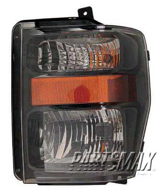 2502 | 2008-2010 FORD F-250 SUPER DUTY LT Headlamp assy composite HARLEY-DAVIDSON; Aero Style | FO2502285|8C3Z13008B