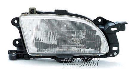1160 | 1994-1996 FORD ASPIRE RT Headlamp assy composite base model | FO2503133|F4BZ13008A