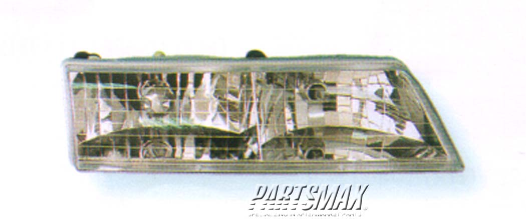 2503 | 1995-1997 MERCURY GRAND MARQUIS RT Headlamp assy composite all | FO2503148|F5MY13008A