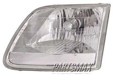 2503 | 2001-2004 FORD F-150 RT Headlamp assy composite XLT|LARIAT|XL; w/STX | FO2503211|3L3Z13008GA