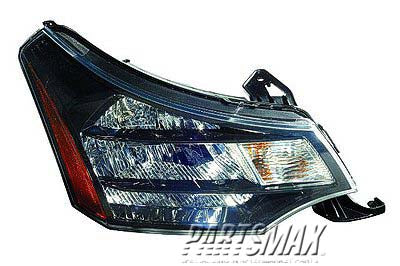 2503 | 2009-2011 FORD FOCUS RT Headlamp assy composite Coupe | FO2503269|9S4Z13008C