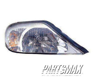 2518 | 2003-2005 MERCURY SABLE LT Headlamp lens/housing all | FO2518105|3F4Z13008AB