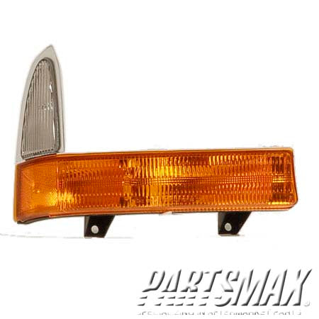2521 | 2001-2001 FORD F-250 SUPER DUTY RT Parklamp assy w/1 amber colored & 1 clear lens | FO2521177|1C3Z13200BC
