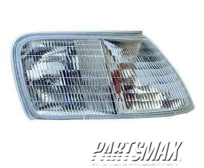 2550 | 1989-1991 MERCURY SABLE LT Front marker lamp assy all | FO2550125|E94Y15A201B
