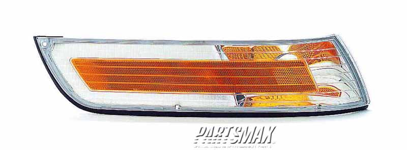 2551 | 1995-1997 MERCURY GRAND MARQUIS RT Front marker lamp assy w/o cornering lamp | FO2551123|F5MY15A201A
