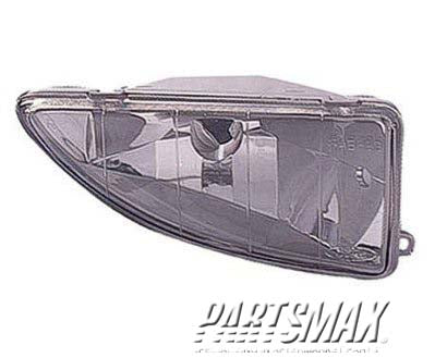 2592 | 2000-2004 FORD FOCUS LT Fog lamp assy except SVT; Lens/Housing Only; Factory Installed | FO2592210|1S4Z15200AD
