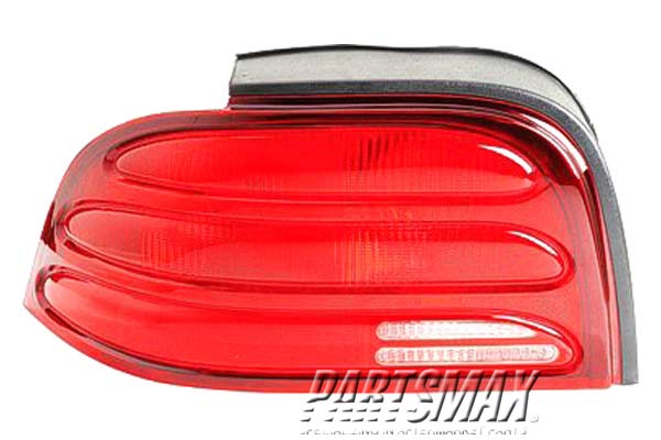 2800 | 1994-1995 FORD MUSTANG LT Taillamp assy w/o bulbs or harness; white - paint to match | FO2800157|F4ZZ13405G