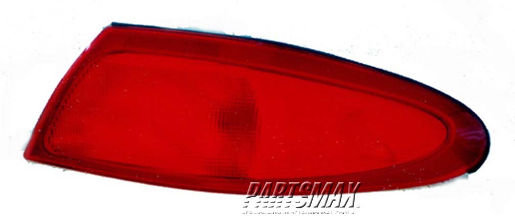 2801 | 1997-1998 FORD ESCORT RT Taillamp assy 4dr sedan | FO2801136|F7CZ13404AH