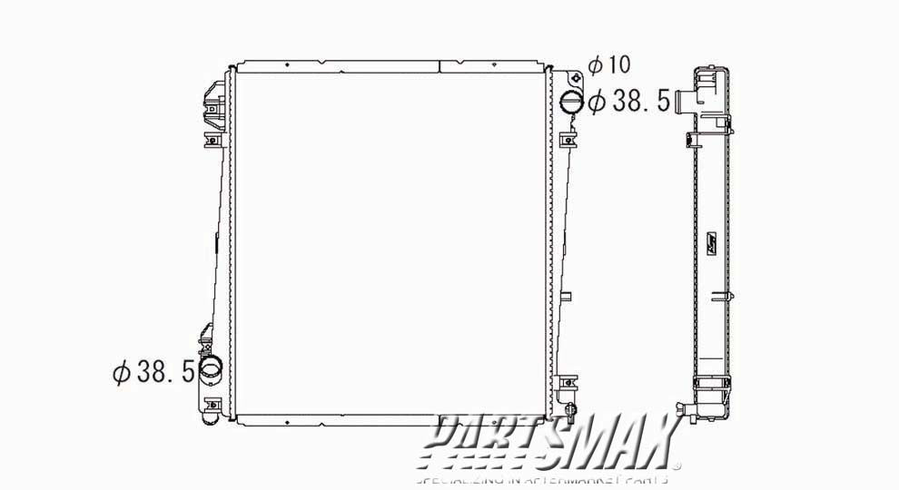 3010 | 2002-2005 FORD EXPLORER Radiator assembly  | FO3010146|H2MZ8005H