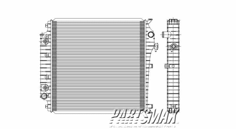 3010 | 2006-2006 FORD EXPLORER Radiator assembly all | FO3010273|6L2Z8005AD