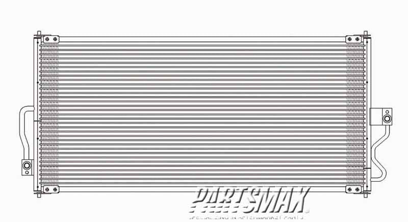 3030 | 2004-2007 FORD FREESTAR Air conditioning condenser all | FO3030154|6F2Z19712A