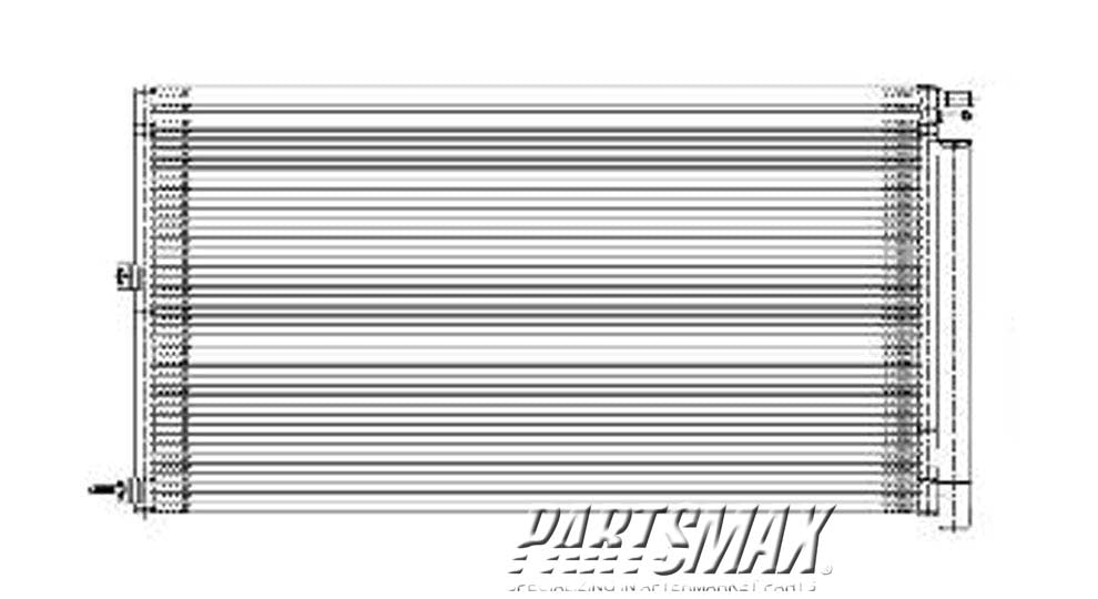 3030 | 2010-2014 FORD F-150 Air conditioning condenser SVT RAPTOR | FO3030210|AL1Z19712B