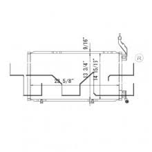 2910 | 2014-2019 FORD FIESTA Air conditioning condenser ST | FO3030245|C1BZ19712C