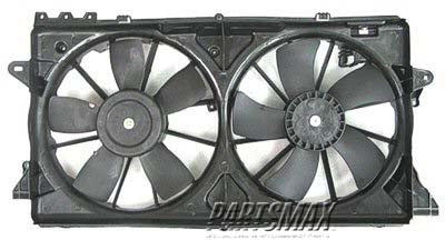3115 | 2015-2017 LINCOLN NAVIGATOR Radiator cooling fan assy | FO3115184|BL3Z8C607B