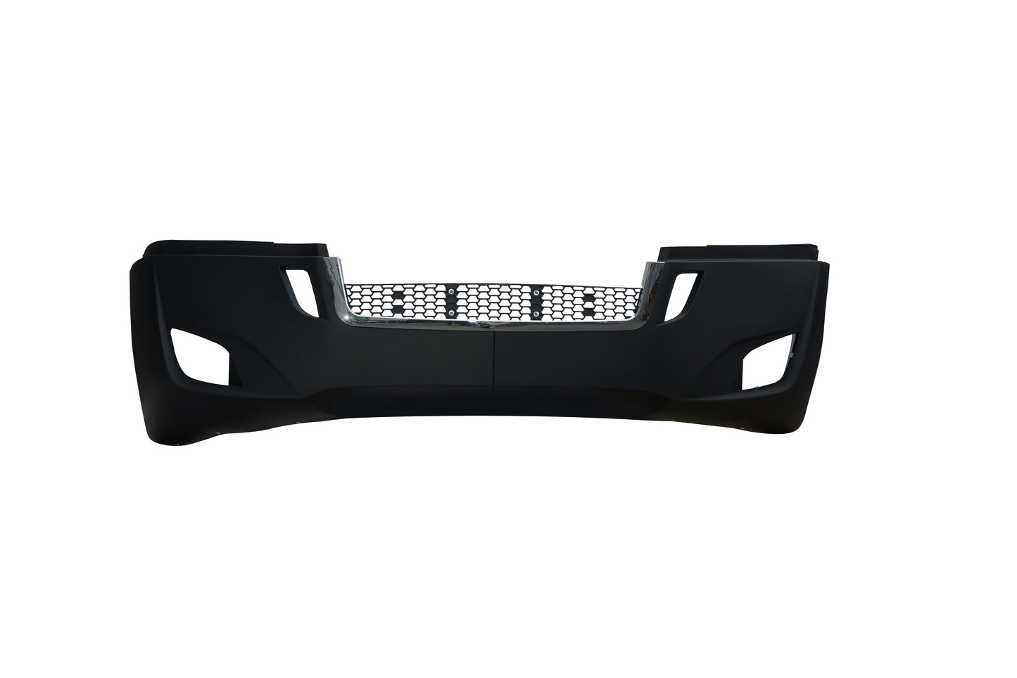 | 2018-2024 FREIGHTLINER CASCADIA BUMPER ASSY W/O FOG LAMP HOLE W/ CHROME STRIPE | FTL1000115|