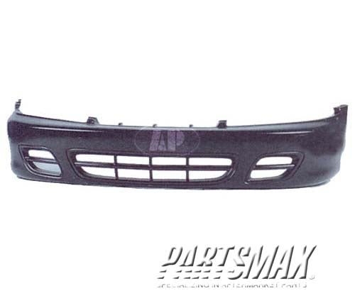 1000 | 2000-2000 CHEVROLET CAVALIER Front bumper cover 2dr coupe; Z24; w/o extension; w/fog lamps; prime | GM1000591|12335539