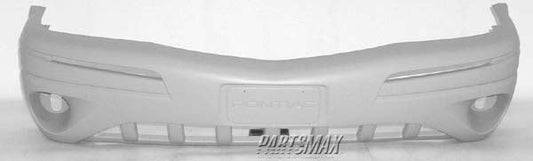 1000 | 2005-2005 PONTIAC MONTANA Front bumper cover except SV6; prime | GM1000627|89045540