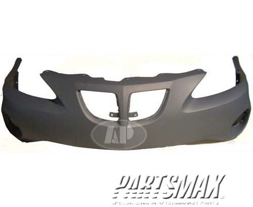 250 | 2004-2008 PONTIAC GRAND PRIX Front bumper cover upper; except GXP; prime | GM1000698|12335942
