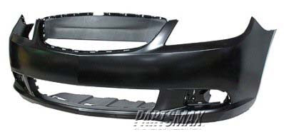 BumperHub Primed Front Bumper Cover For 2010-2013 Buick LaCrosse – GM1000911, Fog Light Holes