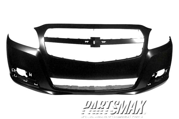 250 | 2013-2013 CHEVROLET MALIBU Front bumper cover prime | GM1000933|22883320