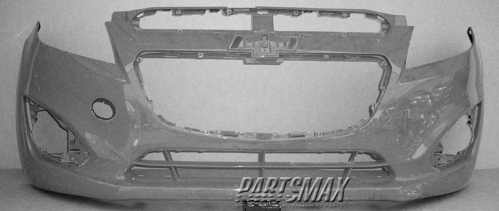 1000 | 2013-2015 CHEVROLET SPARK Front bumper cover w/o Sport Pkg; w/o