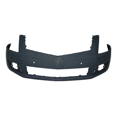 250 | 2013-2016 CADILLAC SRX Front bumper cover w/o H/Lamp Washers; w/Object Sensors; w/Pre-Collision System; prime | GM1000969|22762887
