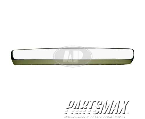 1002 | 1999-1999 CHEVROLET C1500 Front bumper face bar C/K; gas; w/o license holes; w/o impact strip; bright | GM1002266|15680830