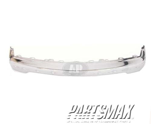 1002 | 1998-2005 CHEVROLET BLAZER Front bumper face bar 2dr SUV; LS/ZR2; bright | GM1002368|15094048