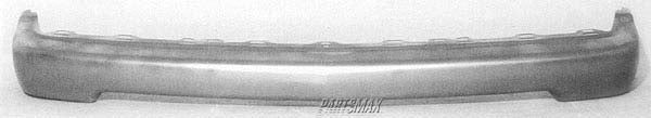 1002 | 1998-2004 CHEVROLET S10 Front bumper face bar bright; w/o decor package; w/o impact strip | GM1002369|15094047