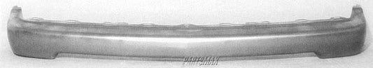 1002 | 1998-2004 CHEVROLET S10 Front bumper face bar bright; w/o decor package; w/o impact strip | GM1002369|15094047