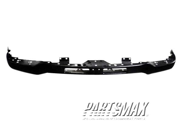 1002 | 2003-2006 GMC SIERRA 1500 Front bumper face bar high air flow; w/2 slots; w/bracket; black | GM1002464|GM1002464