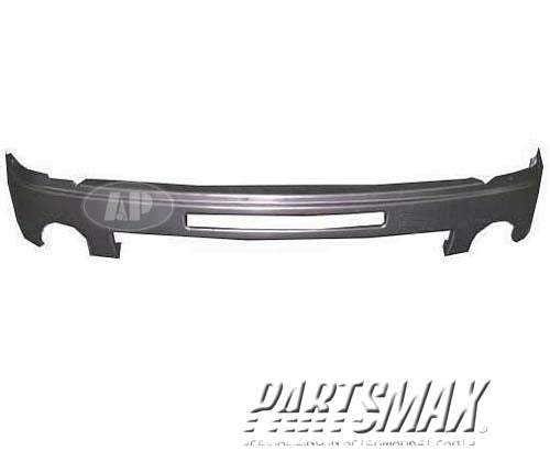 1002 | 2009-2013 GMC SIERRA 1500 Front bumper face bar HYBRID; Chrome | GM1002834|15902856