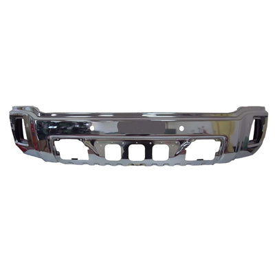 260 | 2014-2015 GMC SIERRA 1500 Front bumper face bar w/Park Assist; Chrome | GM1002847|22902308