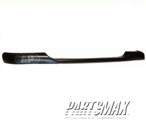 1051 | 1999-2002 GMC SIERRA 1500 Front bumper cushion face bar trim cap; SLE/SLT light duty; w/bright face bar; prime | GM1051104|89026801