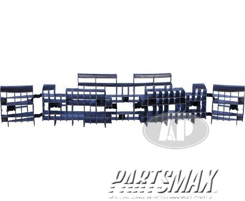 1070 | 2000-2001 CHEVROLET LUMINA Front bumper energy absorber all | GM1070190|16518028