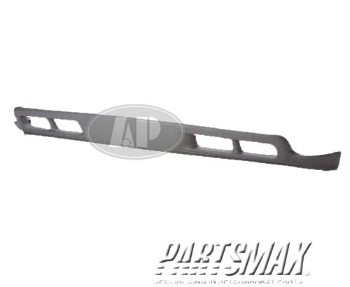 1092 | 2000-2002 CHEVROLET SILVERADO 2500 Front bumper deflector 2WD; w/fog lamps; dark gray | GM1092167|15005294
