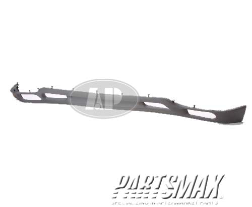 1092 | 2000-2006 GMC YUKON Front bumper deflector w/Fog Lamps; Dark Gray | GM1092169|88980801