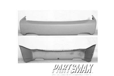 1100 | 2000-2005 CADILLAC DEVILLE Rear bumper cover DHS; w/o proximity sensor; prime | GM1100601|19151517