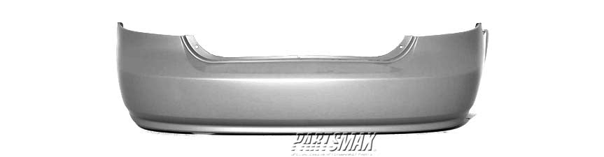 1100 | 2004-2006 CHEVROLET AVEO Rear bumper cover Sedan; prime | GM1100692|96543143