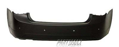 1100 | 2011-2015 CHEVROLET CRUZE Rear bumper cover w/o RS Pkg; w/Rear Object Sensor; prime | GM1100875|95016695