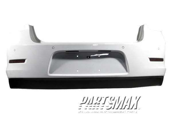 1100 | 2013-2015 CHEVROLET MALIBU Rear bumper cover w/o Rear Vision Camera; w/Parking Sensors; w/o Side Object Sensors; prime | GM1100895|22827125