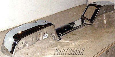 2440 | 2004-2012 GMC CANYON Rear bumper face bar Fleetside; Step Type; First Design; w/o Towing; Chrome | GM1102549|20815916