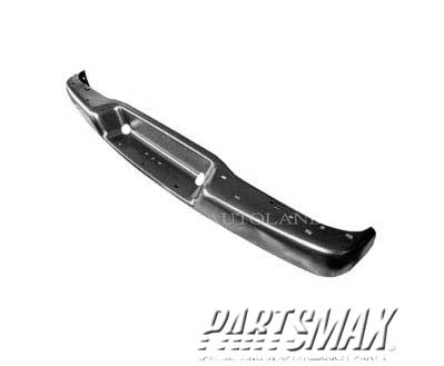 1102 | 2003-2021 CHEVROLET EXPRESS 3500 Rear bumper face bar w/o Object Sensor; prime | GM1102553|25962241