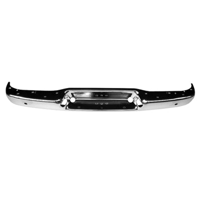 1102 | 2013-2021 GMC SAVANA 2500 Rear bumper face bar w/Object Sensor; w/o Blind Spot Detection; Chrome | GM1102560|84376068