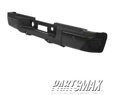 1103 | 2007-2010 GMC SIERRA 3500 HD Rear bumper assembly Dual Rear Wheels; w/Rear Object Sensor; w/o Snsr Comp; prime; see notes | GM1103155|20899965-PFM